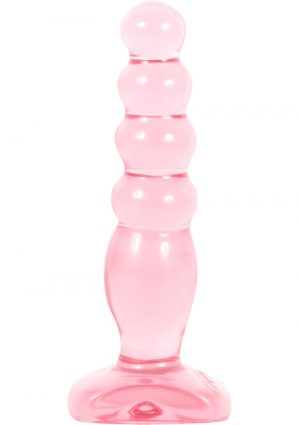 Crystal Jellies Anal Delight Probe Sil A Gel 5 Inch Pink