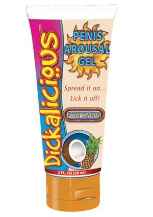 Dickalicious Penis Arousal Gel 2 Ounce Pina Colada