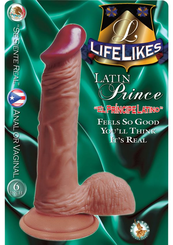 Lifelikes Latin Prince Dildo 6 Inch Flesh