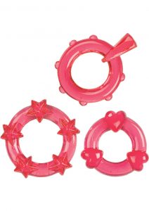 Magic C Rings Set Of 3 Red