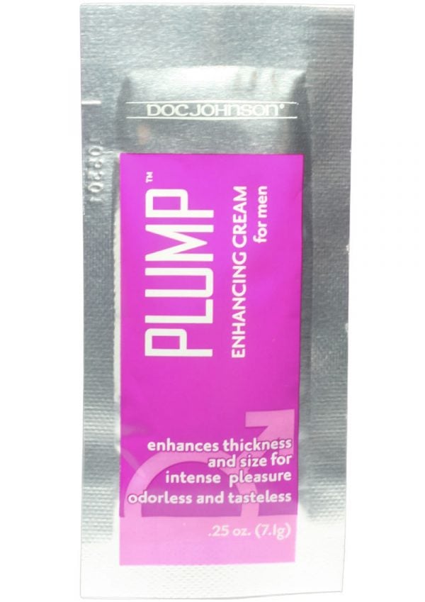 Plump Enhancing Cream For Men Foil Packs 100 Piece Bulk