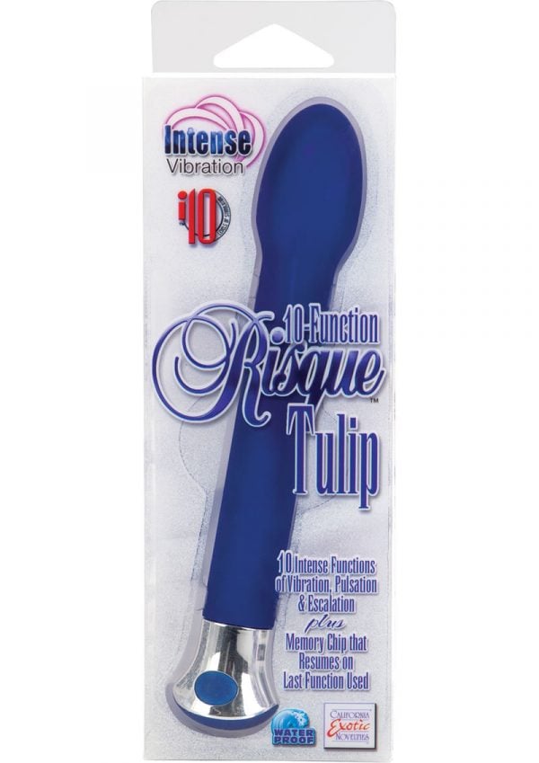 10 Function Risque Tulip Waterproof Blue