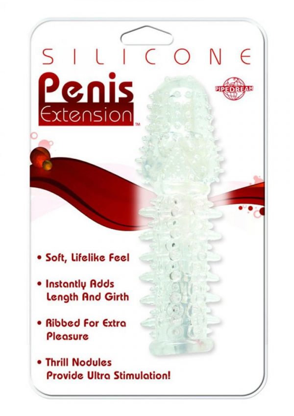 Silicone Penis Extension 5.5 Inch Clear