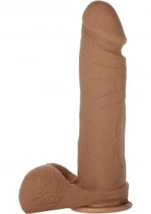 The Original Realistic Cock UR3 Dildo 8 Inch Brown