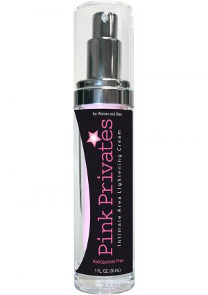 Pink Privates Intimate Area Lightening Cream 1 Ounce Bottle