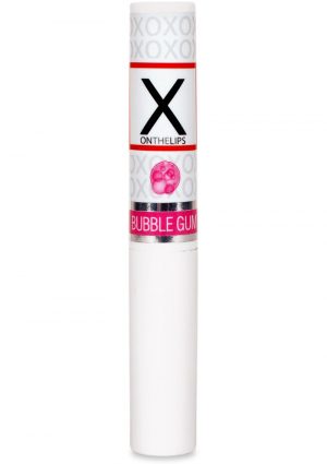X On The Lips Buzzing Lip Balm With Pheromones Bubble Gum .75 Ounce