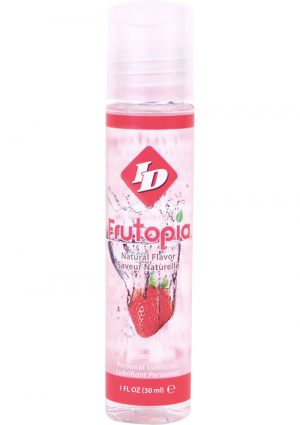 Frutopia Natural Flavor Water Based Personal Lubricant Strawberry 1 Ounce Bottle