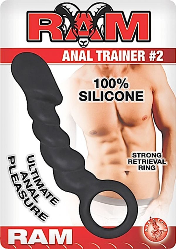 Ram Anal Trainer #2 Silicone Probe Waterproof Black 5.5 Inch