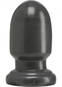 American Bombshell Shellshock Anal Plug Grey 6 Inch Long 9.11 Inch Girth