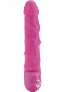 Bendie Power Stud Rod Realistic Vibrator Pink Waterproof 7 Inch