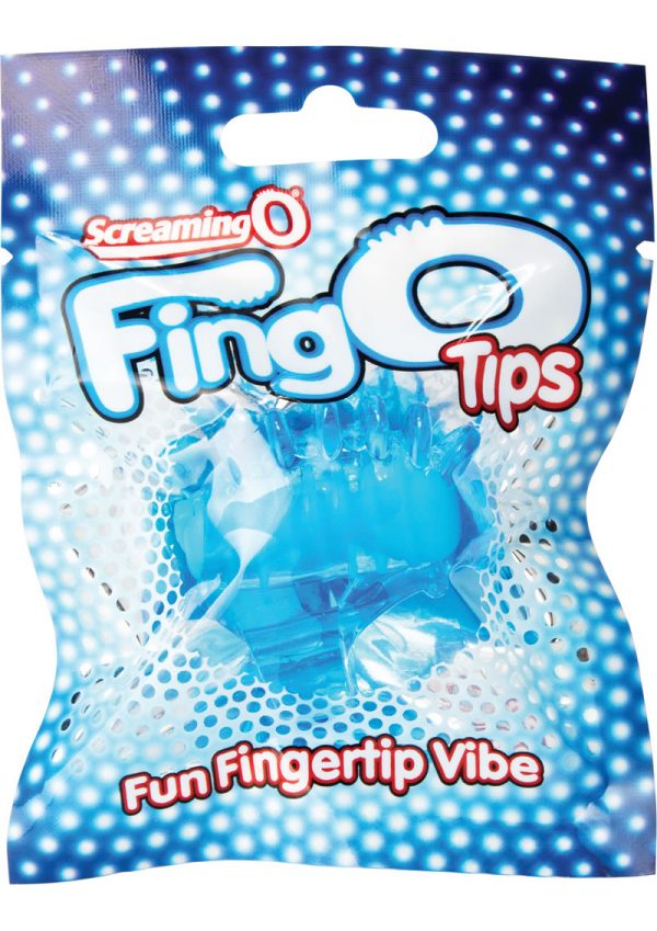 Fing O Tips Silicone Finger Massagers Blue