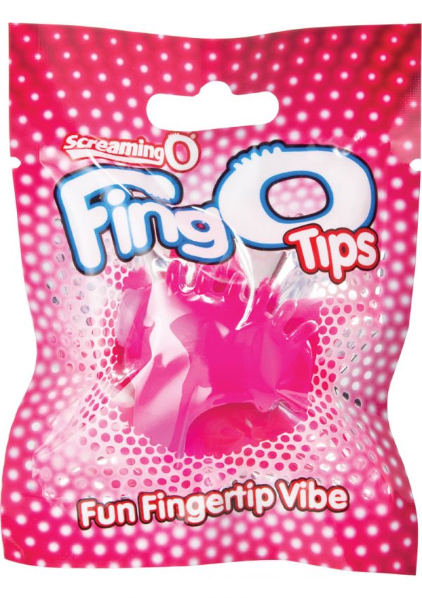 Fing O Tips Silicone Finger Massagers Pink