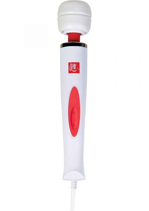 Adam and Eve Magic Massager Deluxe White/Red