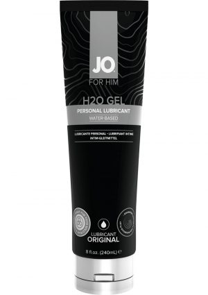 Jo For Him H2O Gel Personal Lubricant Water Based Original 8 Ounce Tube.
