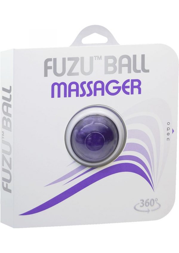 Fuzu Ball Handheld 360 Degrees Rolling Ball Massager Purple