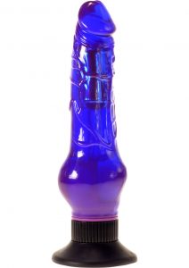 Kinx Mounty 5 Realistic Vibrator Jelly Dildo Waterproof Purple 5 Inch