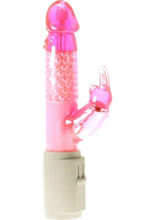 Minx Powerslide Rabbit Vibrator Pink 5.5 Inch