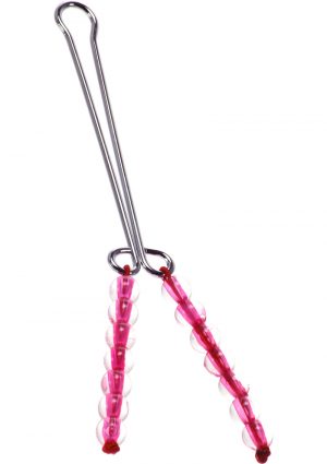Kinx Squeeze and Please Beaded Body Clip Decorative Clitoral Jewelery Waterproof Pink