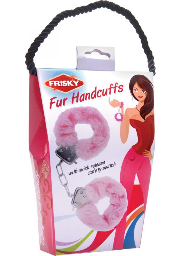 Frisky Caught In Candy Fur Hsand Cuffs Pink