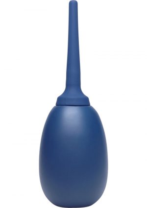 Clean Stream Flex Tip Silicone Enema Bulb Blue 8 Ounce