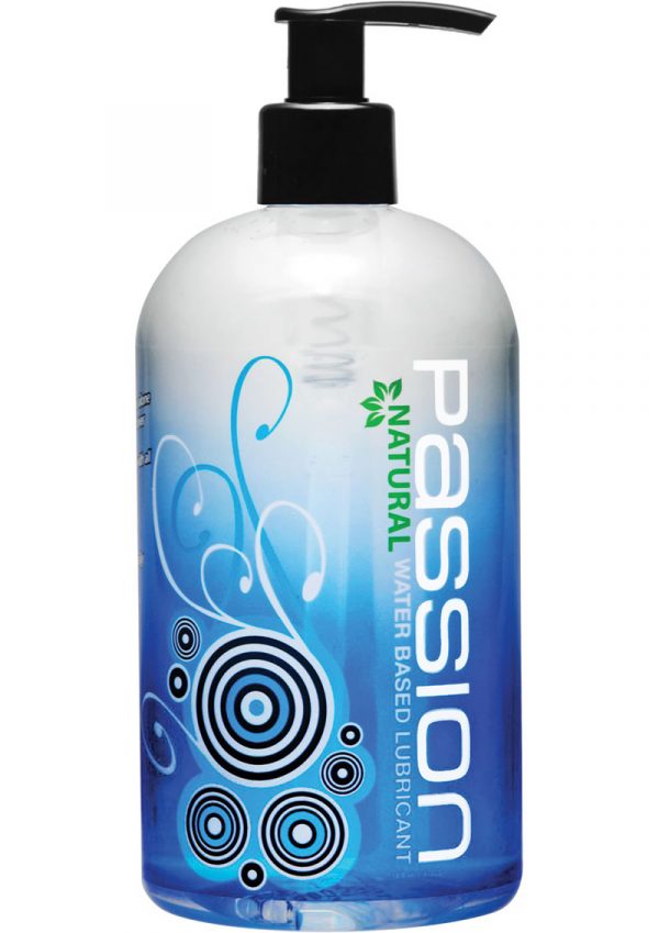 Passion Natural Water Based Lubricant 16 Ounce Pump