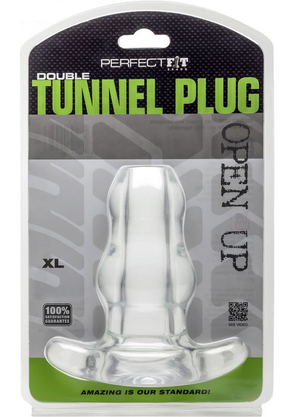 Perfect Fit Double Tunnel Plug XL - Clear