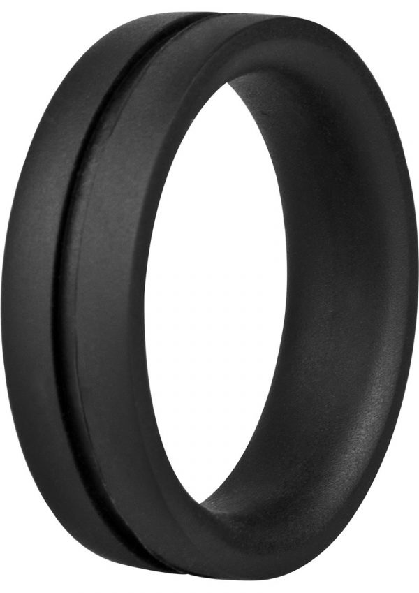 Ring O Pro Large Silicone Cockrings Waterproof Black 12 Each Per Box