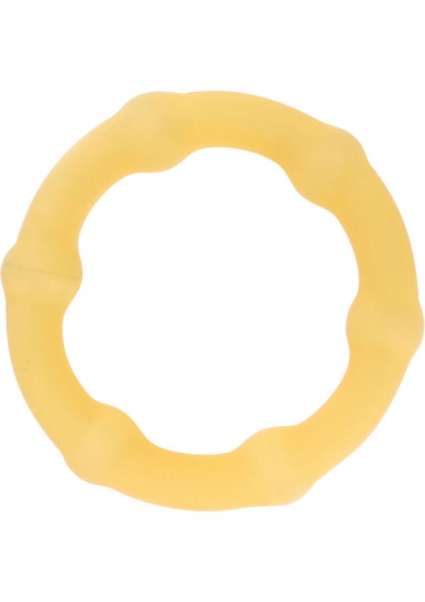 Linx Beaded Cock Ring Yellow
