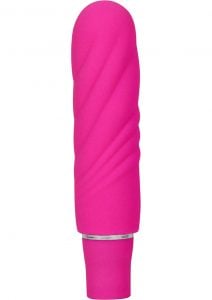 Luxe Nimbus Mini Multifuction Vibe Silicone Waterproof Fuchsia 4.75 Inch