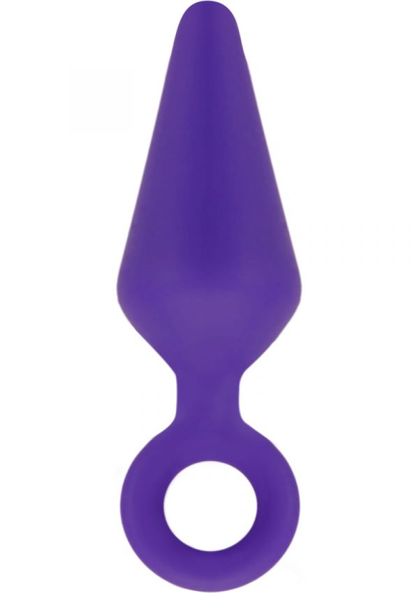 Luxe Candy Rimmer Silicone Anal Plug Large Purple