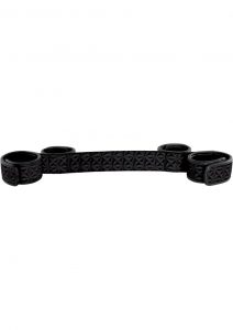 Sinful Soft Vinyl Spreader Bar Black