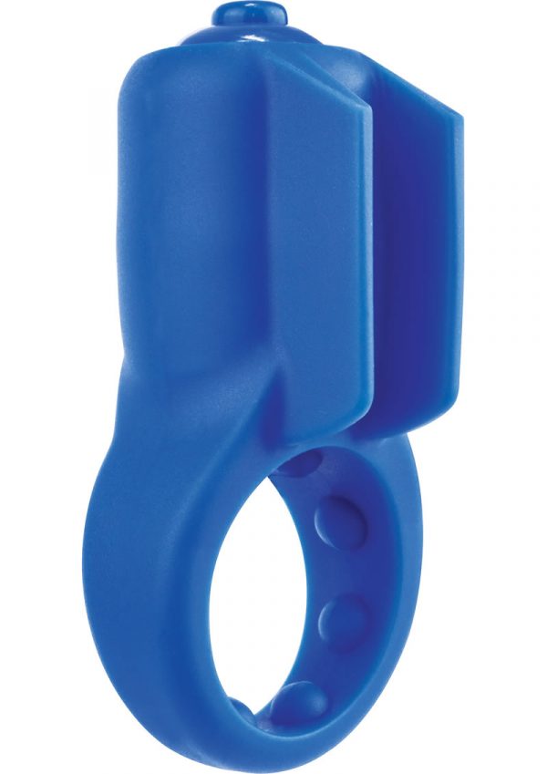 PrimO Minx True Silicone Vibe C Ring Waterproof Blue