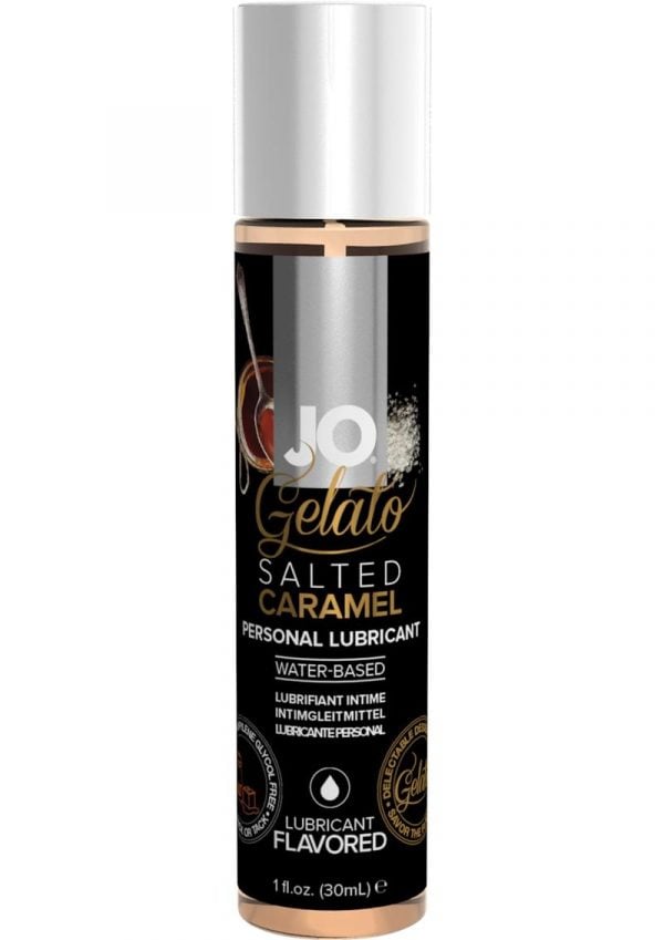 Jo Gelato Water Based Personal Lubricant Salted Caramel 1 Ounce Bottle