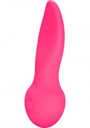 Mini Marvels Marvelous Flicker Silicone Rechargeable Massager Waterproof Pink 5 Inch