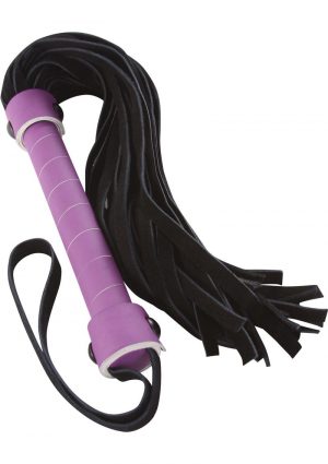 Lust Bondage Whip Purple And Black