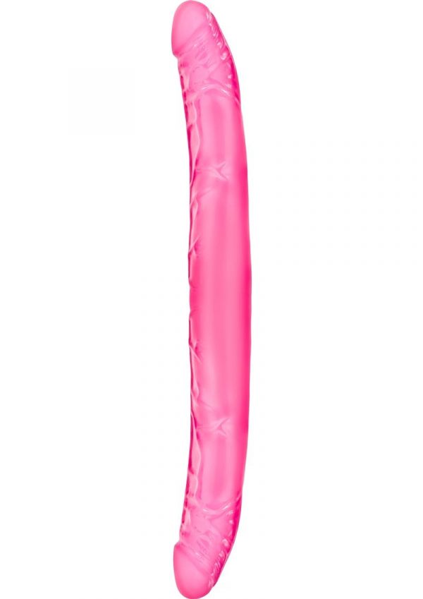 B Yours Double Dildo Jelly Pink 16 Inch