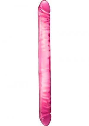B Yours Double Dildo Jelly Pink 18 Inch