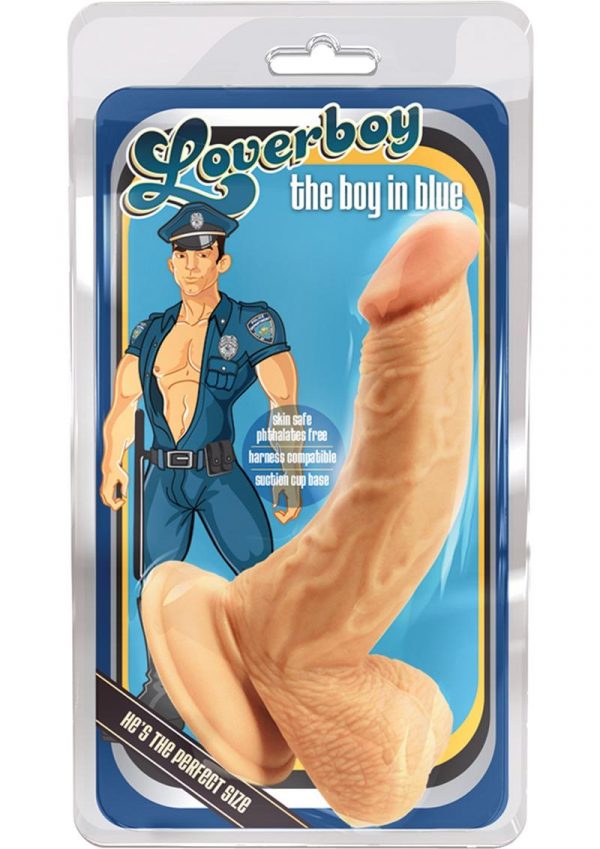 Loverboy The Boy In Blue Realistic Dildo Flesh 6.5 Inches