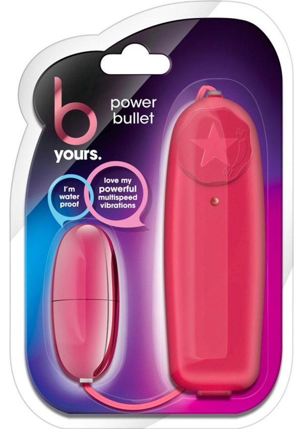 B Yours Wired Remote Control Power Bullet Waterproof Cerise