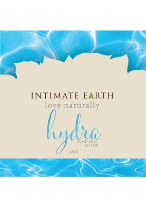 Intimate Earth Hydra Natural Glide Water Based Natural Plant Cellulose 3ml