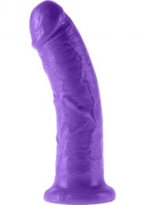 Dillio Realistic Dildo Purple 8 Inches