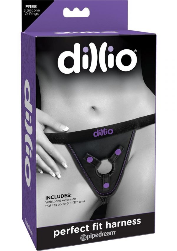 Dillio Perfect Fit Strap-On Harness Purple