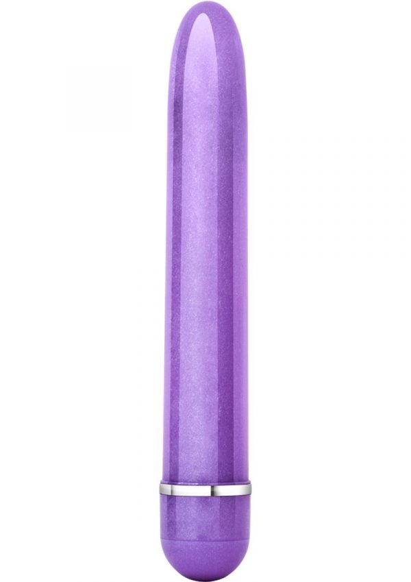 Sexy Things Slimline Multispeed Vibrator Waterproof Purple 7 Inch