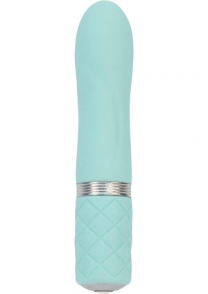 Pillow Talk Flirty USB Rechargeable Silicone Bullet Teal