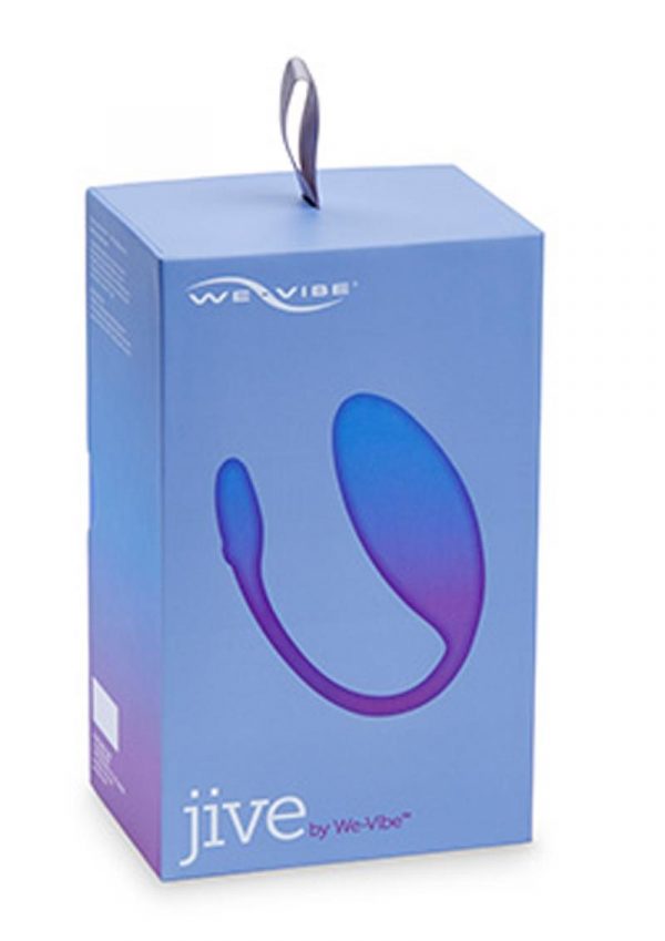 We Vibe Jive Silicone USB Rechargeable Couples Vibrator Bluetooth Controlled Waterproof Blue