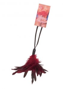 Fantasy Tickler Pleasure Feather Red