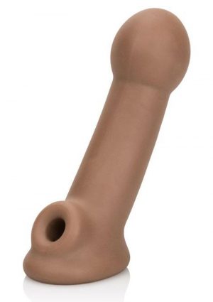 Ultimate Extender Penis Sleeve Brown 6.25 Inch