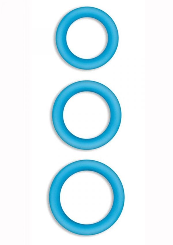 Firefly Halo Small Silicone Cock Ring Blue