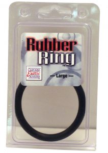Rubber Cock Ring Large 2 Inch Diameter Black