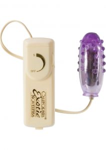 Pleasure Orb Vibrating Egg With Removable Soft Sleeve Multispeed Remote 2.75 Inch Purple